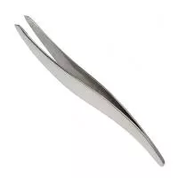 Пинцет для бровей Solinberg 118 S/S наклонное окончание с четкими гранями (Новинка)