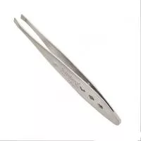 Пинцет для бровей Solinberg SSG-168, цветной,наклонное окончание с четкими гранями,(ручная заточка)