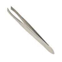 Пинцет для бровей Solinberg 092з (ручная заточка), матовый, наклонное окончание