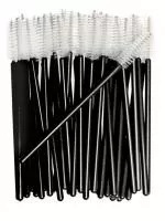 Щеточки упаковка 50 штук (Ворсовые)(Черно-Белые)
