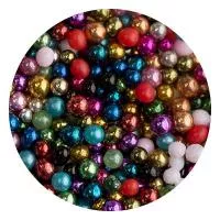 Бисер цветной в стеклянной бутылочке (36) Irisk